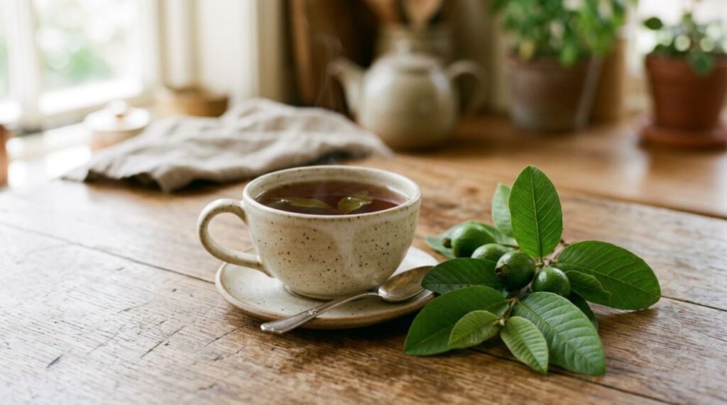 Quais são as propriedades curativas das folhas de goiabeira?