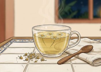 Chá de camomila: um remédio natural para a ansiedade leve e a dificuldade de dormir