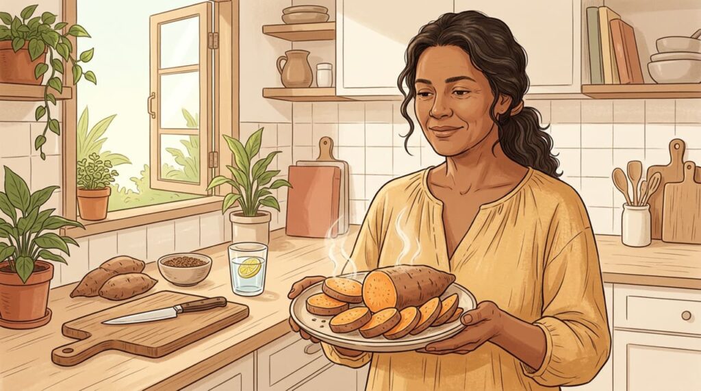 Inhame cozido: um remédio natural para o desequilíbrio hormonal feminino