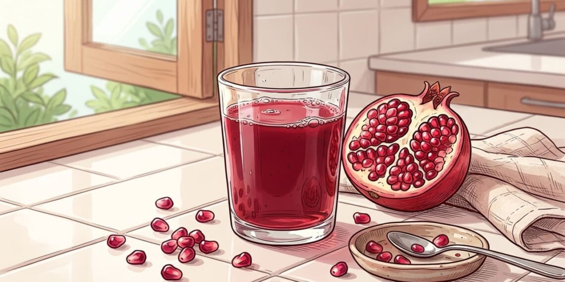 O suco de romã é bom para quem tem pressão alta?