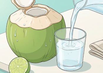 Água de coco natural: um remédio natural para a desidratação e as câimbras musculares
