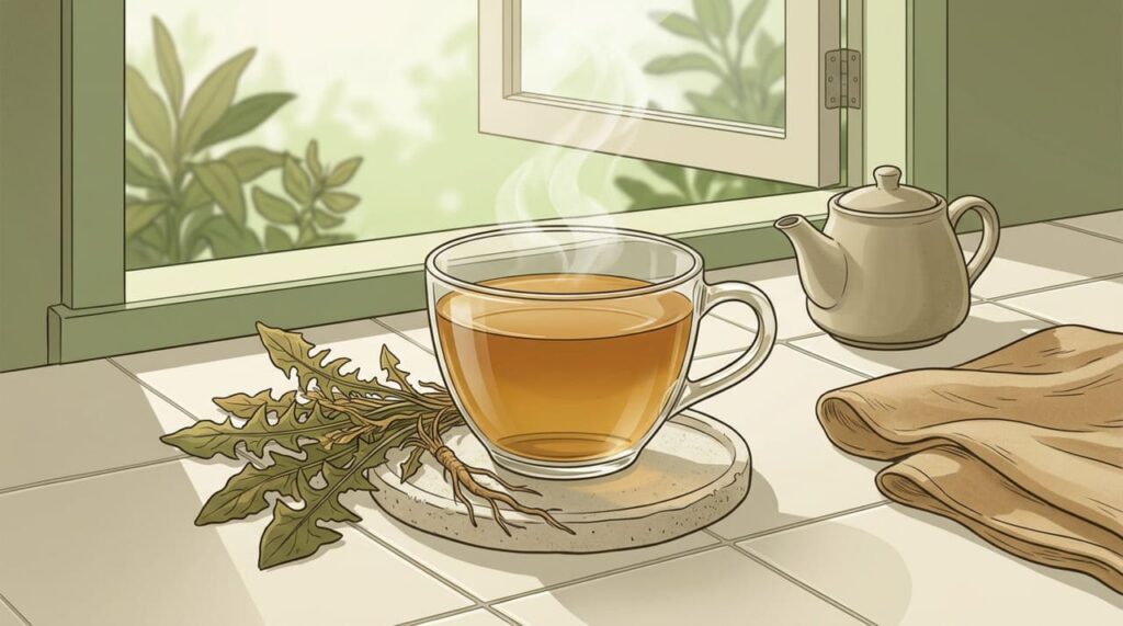 Um chá medicinal que ajuda a desinflamar o fígado e melhorar sua função de filtragem