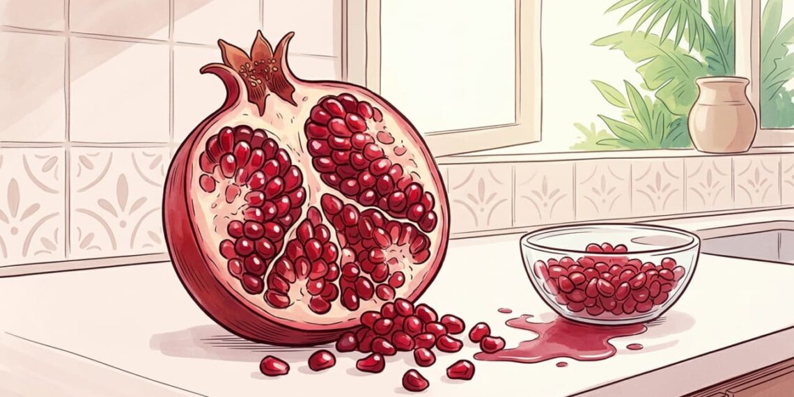 Romã: um remédio natural para a inflamação crônica e o envelhecimento celular