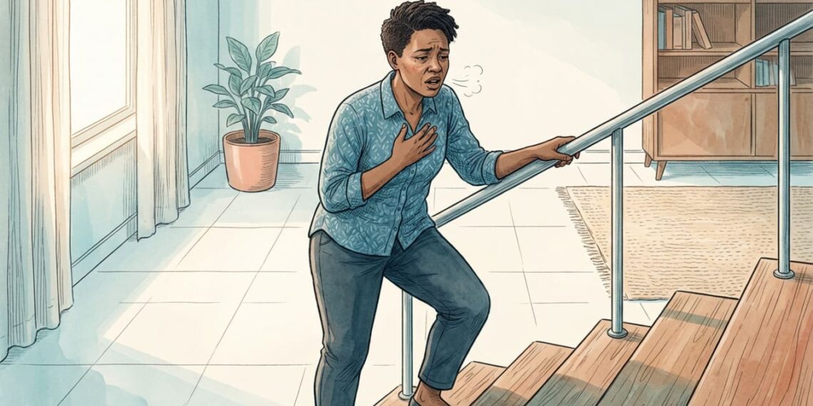Cansaço e falta de ar ao subir escadas: quando consultar um médico e quais opções podem ser consideradas