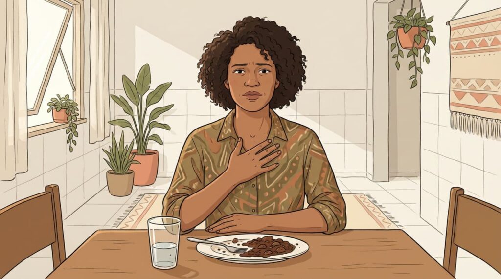 Azia frequente após as refeições: as 5 causas mais comuns e como resolvê-las