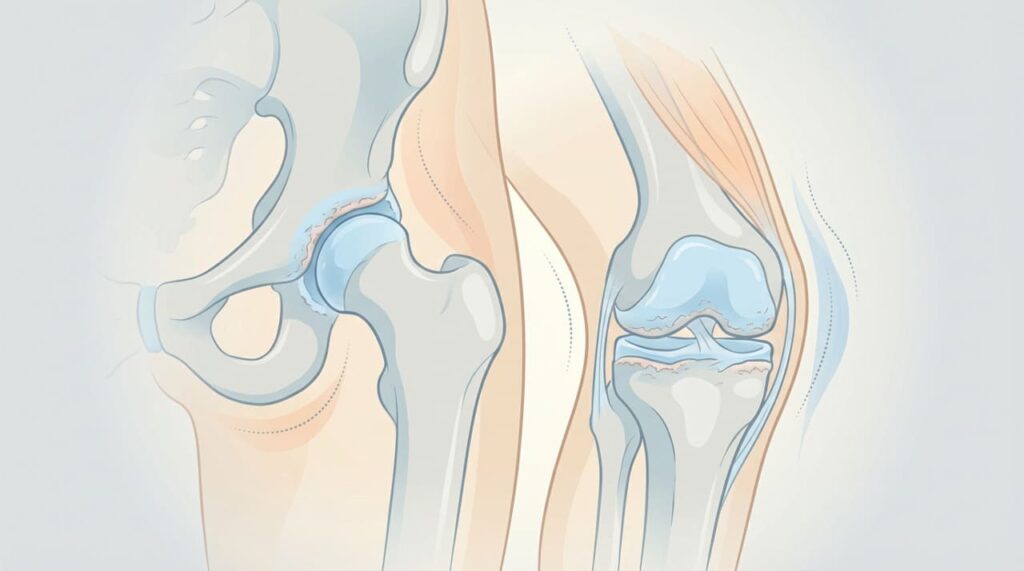 Dor no quadril e no joelho: quando consultar um médico e quais opções podem ser consideradas