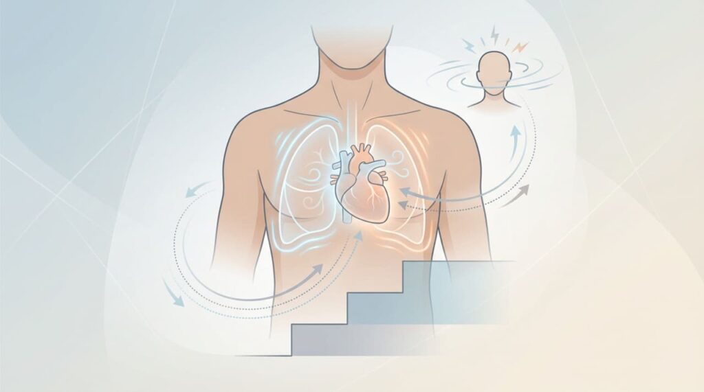 Cansaço e falta de ar ao subir escadas: quando consultar um médico e quais opções podem ser consideradas