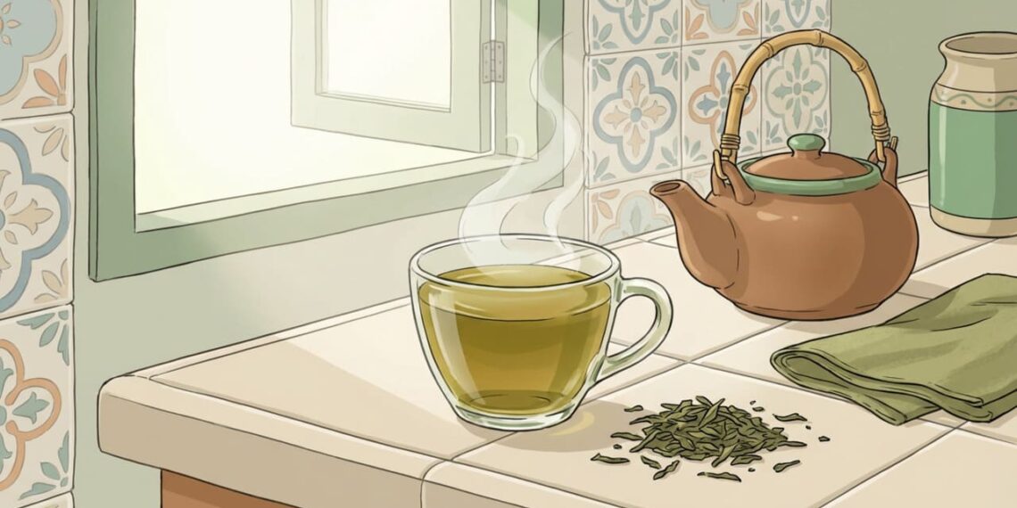 Quantas vezes é normal tomar chá verde para proteger o fígado e reter nutrientes ativos sem risco?