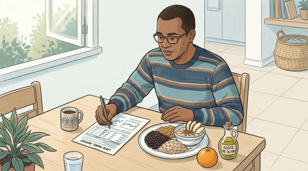 O colesterol alto na meia-idade está relacionado ao risco elevado de demência décadas depois