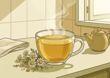 Como usar a camomila para aliviar a tensão no estômago e os gases