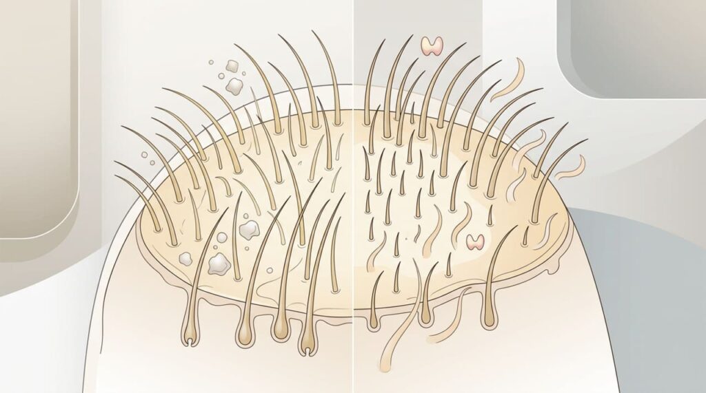 Quais são os sintomas da deficiência de zinco e como diferenciá-la de queda de cabelo hormonal