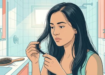 A queda de cabelo não se deve apenas à genética, mas sim à deficiência de ferritina, que compromete o ciclo de crescimento dos fios