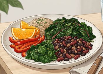 Anemia: você sabe qual combinação de alimentos comer no almoço para melhorar a absorção de ferro?