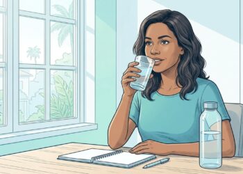 A hidratação adequada é fundamental para prevenir o declínio cognitivo e a fadiga cerebral ao longo do dia