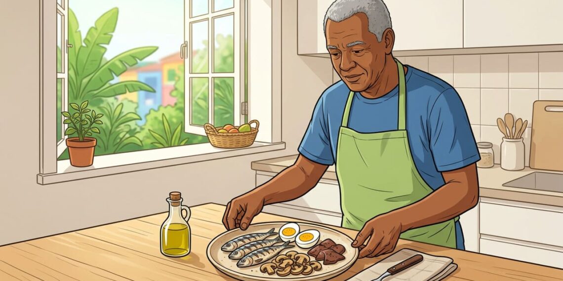 4 fontes de vitamina D de alta absorção para pessoas com mais de 50 anos que querem fortalecer ossos e imunidade