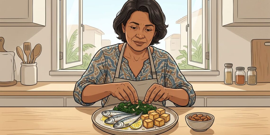 5 fontes de cálcio de alta absorção para mulheres acima de 50 anos que querem preservar a densidade óssea