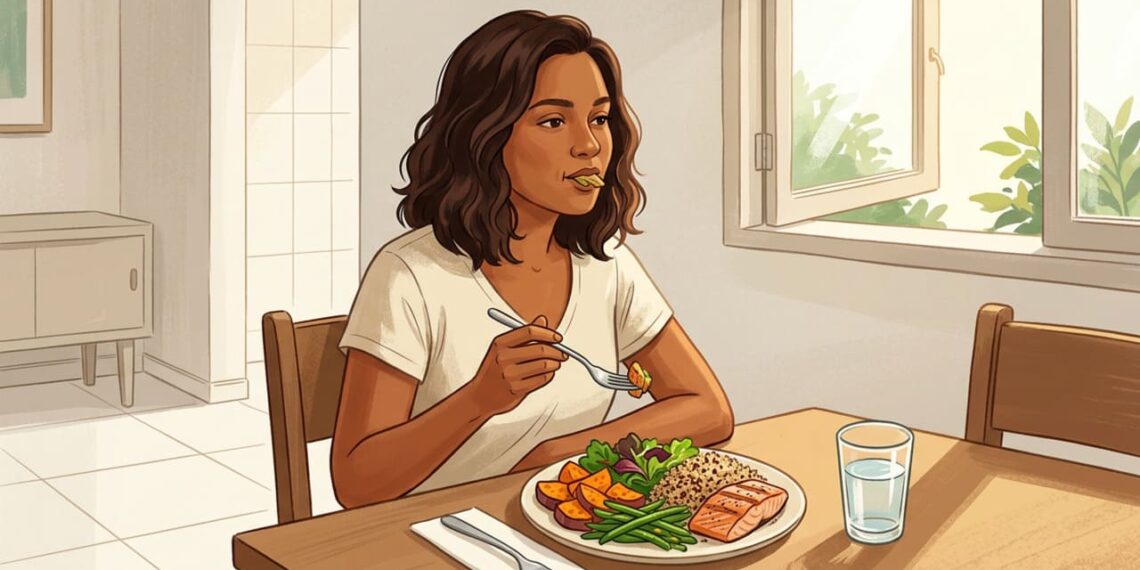 Mastigar devagar ou comer no ritmo normal: o que os especialistas recomendam para controlar o peso e evitar o excesso de gases