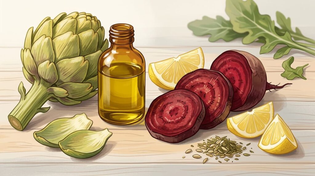 Que alimentos ajudam o fígado a produzir bile e melhoram a digestão das gorduras