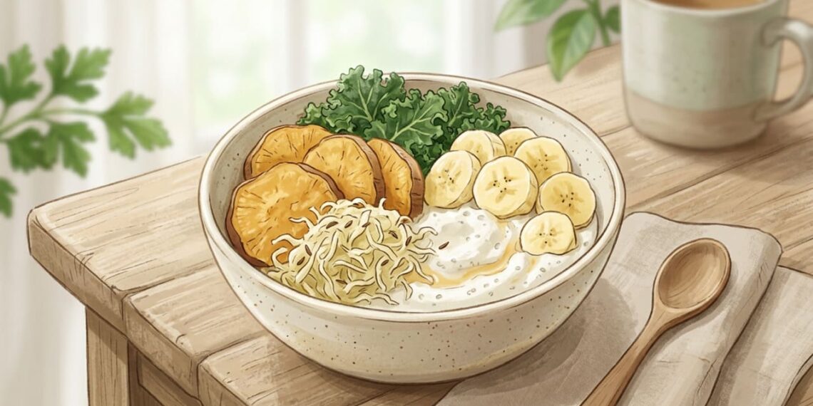 Que alimentos ajudam a reduzir os gases e fortalecem o revestimento do intestino