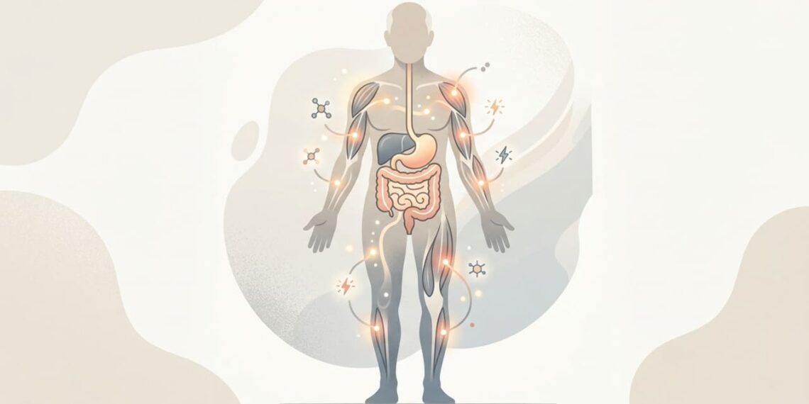 Perda de massa muscular aos 60 anos: como o intestino afeta a absorção de proteína