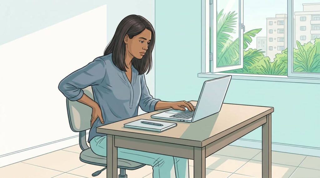 O que acontece às articulações quando se fica sentado por muitas horas diariamente