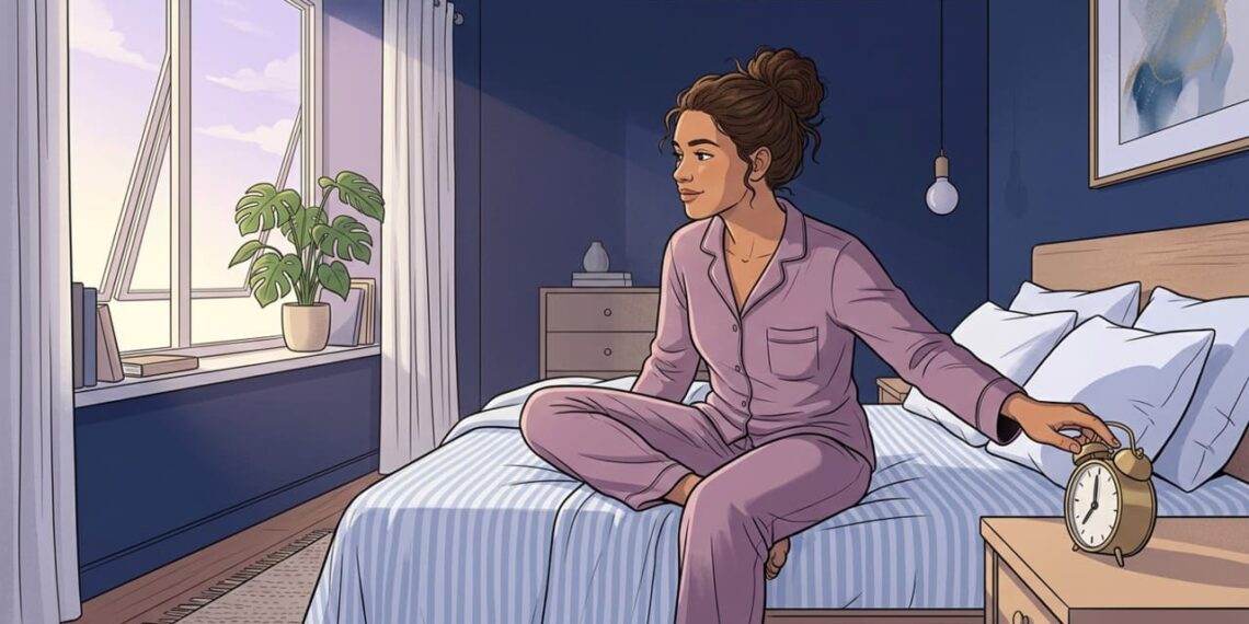 Deve-se manter um horário fixo para acordar para facilitar a regulação do ciclo circadiano e a energia diária