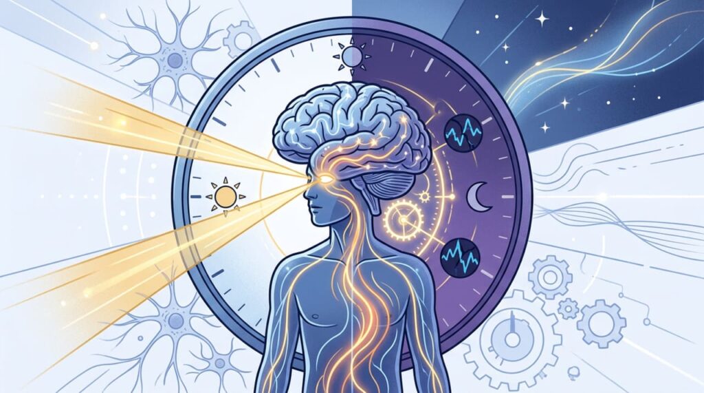 Deve-se manter um horário fixo para acordar para facilitar a regulação do ciclo circadiano e a energia diária