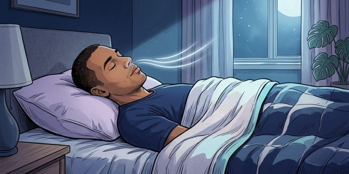 Deve-se respirar pelo nariz durante o sono para facilitar a oxigenação cerebral e o descanso profundo