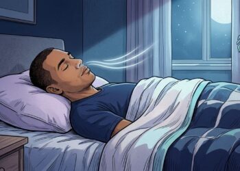 Deve-se respirar pelo nariz durante o sono para facilitar a oxigenação cerebral e o descanso profundo