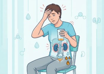 A falta de hidratação adequada está relacionada ao acúmulo de resíduos metabólicos nos rins e no sangue