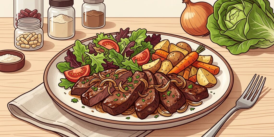 Segundo especialistas, o fígado bovino oferece uma concentração de ferro e vitaminas do complexo B superior à de muitos suplementos