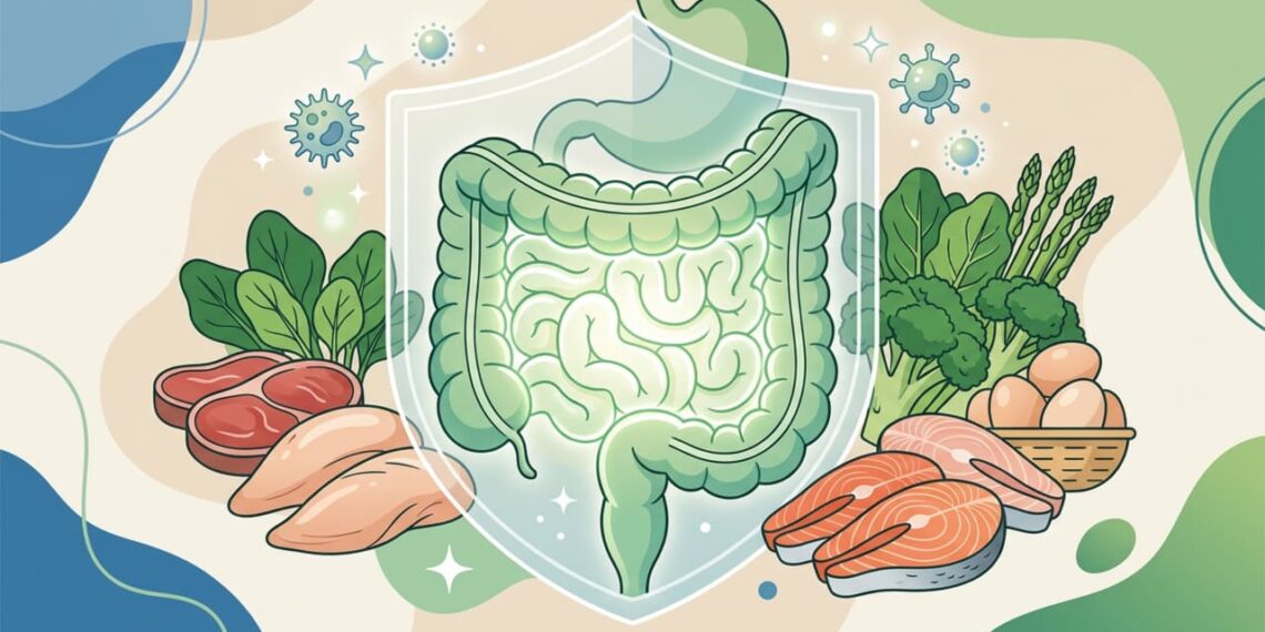 Um aminoácido essencial que ajuda a proteger contra a inflamação intestinal e a restaurar a barreira da mucosa
