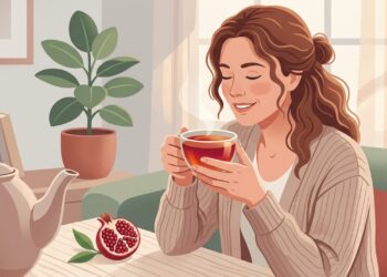 Como o chá de romã ajuda a tratar a inflamação no fígado e intestino de acordo com a ciência