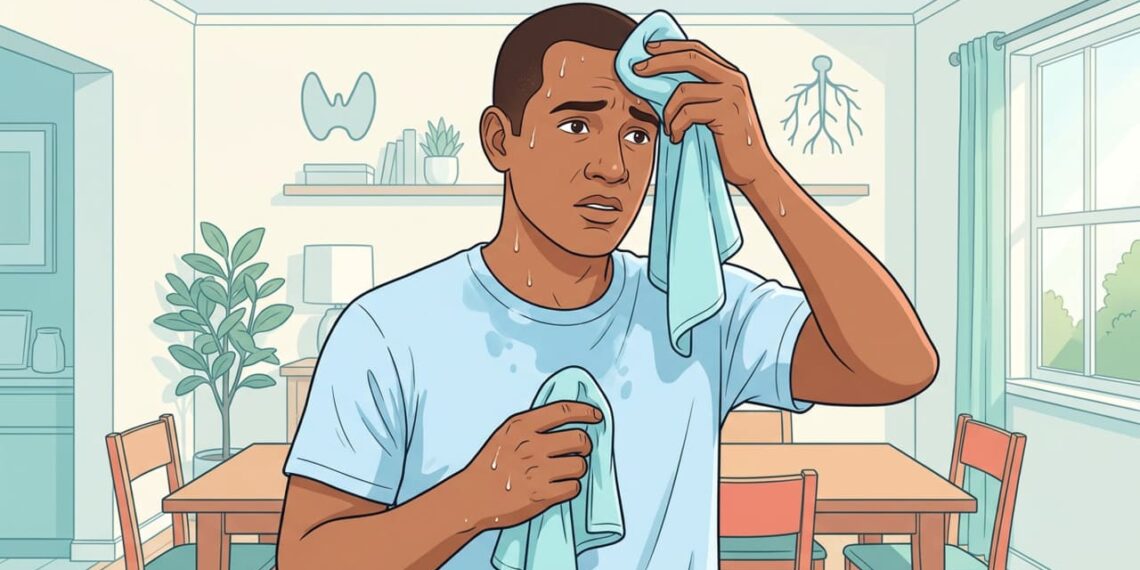 Suar excessivamente mesmo sem calor ou esforço indica algum problema na tireoide ou no sistema nervoso?