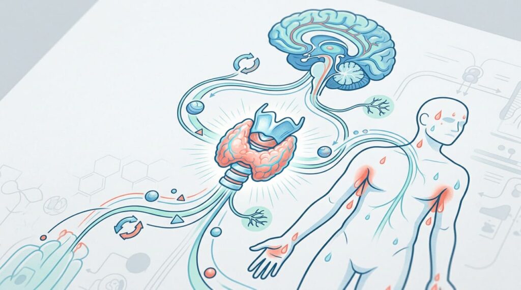 Suar excessivamente mesmo sem calor ou esforço indica algum problema na tireoide ou no sistema nervoso?