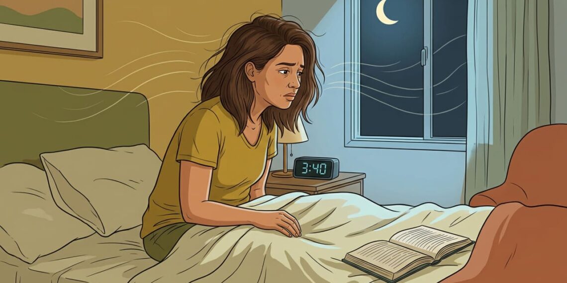 Acordar sempre no mesmo horário durante a madrugada indica algum problema no fígado ou nos hormônios?