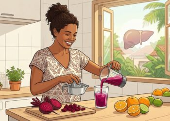 Com que alimentos devo combinar a beterraba para promover a saúde do fígado e a desintoxicação natural?