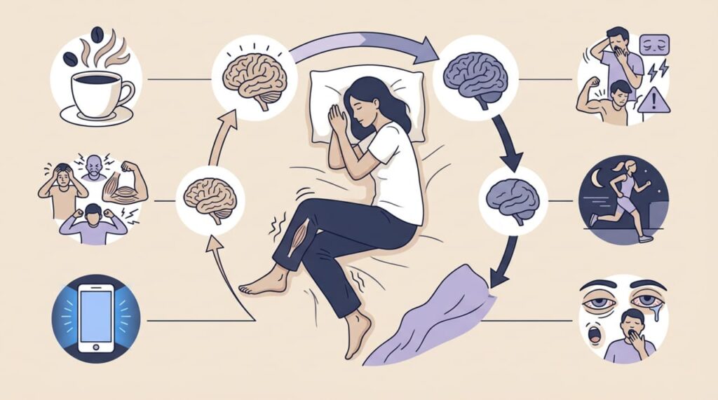 Por que o corpo dá um salto ao dormir e como reduzir esses sustos