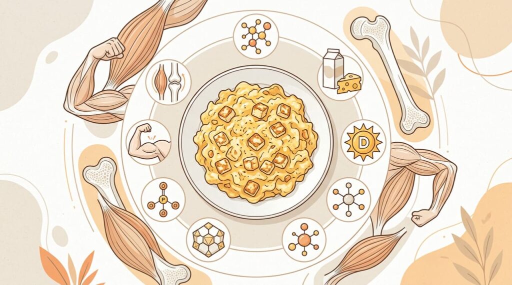 Segundo especialistas, o ovo mexido com queijo coalho oferece praticamente os mesmos benefícios de cálcio e proteína que um prato de carne com laticínio