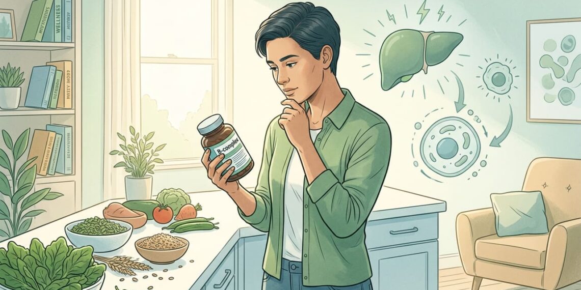 O suplemento de complexo B certo para tratar o fígado e devolver nutrientes ao corpo num curto prazo
