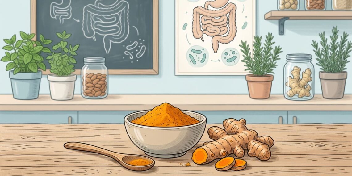 Como usar a cúrcuma para tratar o intestino e proteger a proteína do corpo num curto prazo