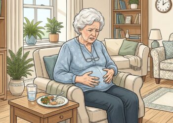 Barriga muito inchada na terceira idade: o risco silencioso da inflamação que rouba os seus nutrientes