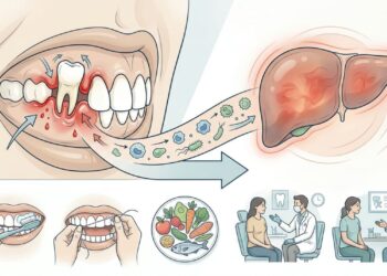Retração gengival severa: como saber se a inflamação no fígado está a aumentar o seu risco