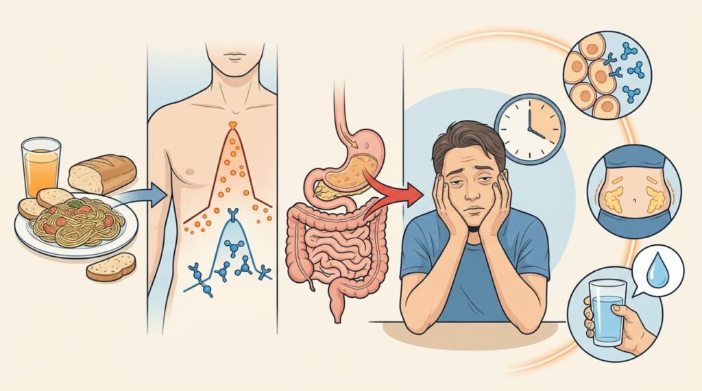 Sentir muito sono após as refeições indica algum problema no pâncreas ou no metabolismo?