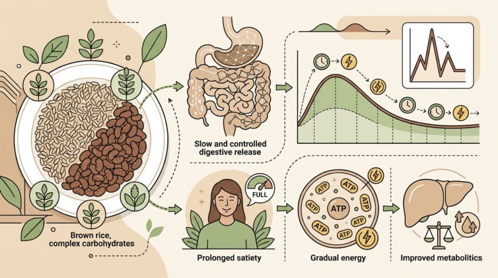 Segundo especialistas, o feijão com arroz integral oferece praticamente os mesmos benefícios de saciedade e energia que dietas de alto custo para controle glicêmico