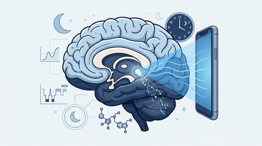 Um médico explica como a luz do celular na cama afeta o cérebro e atrasa o início do sono