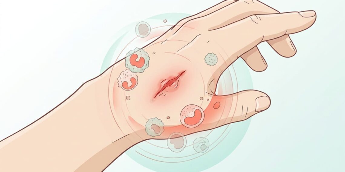 Uma das maneiras de identificar inflamação crônica no organismo é através da velocidade com que pequenos machucados cicatrizam