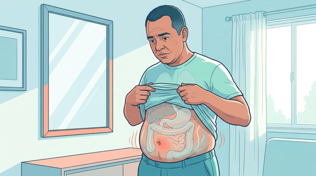 Uma das maneiras de identificar resistência à insulina é através da maneira como o corpo distribui gordura abdominal