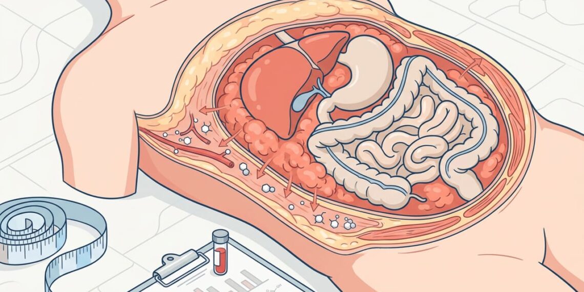 Uma das maneiras de identificar resistência à insulina é através da maneira como o corpo distribui gordura abdominal