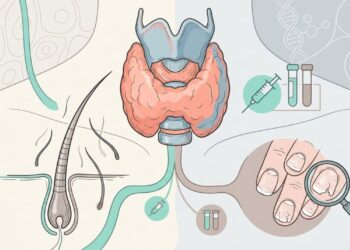 Uma das maneiras de identificar problemas na tireoide é através da textura do cabelo e da velocidade com que ele cai